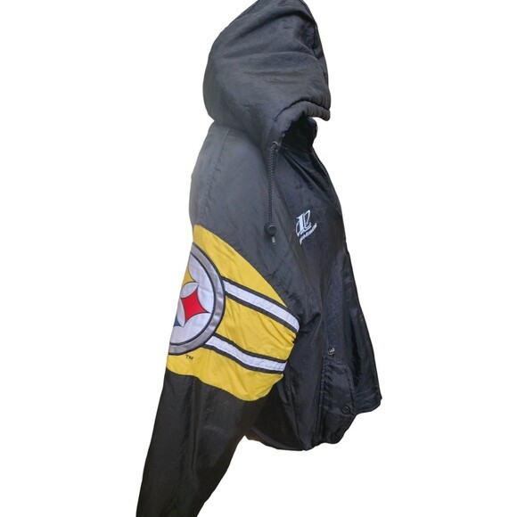 Pittsburg Steelers Football Jacket Size M NFL Pro Line - Picture 4 of 10